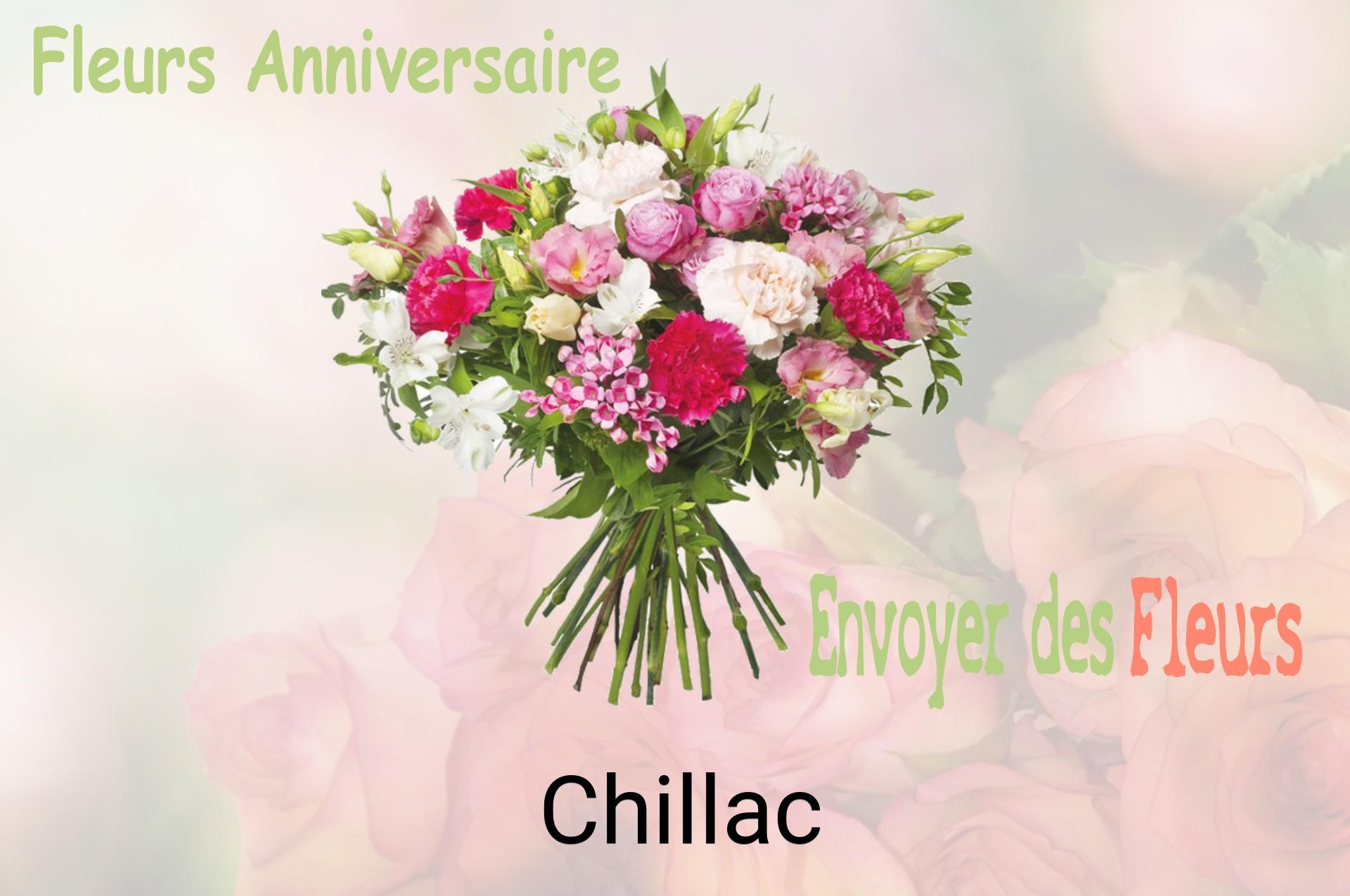 Bouquet de fleurs d’anniversaire livré à Chillac